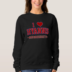 Camiseta Eu Amo Hyannis Massachusetts
