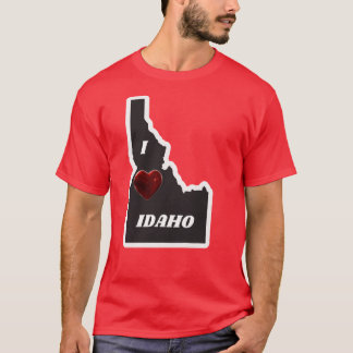 Camiseta Eu amo Idaho 1