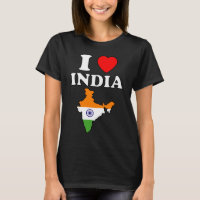 Eu amo índia coração bharat map flag hindustan