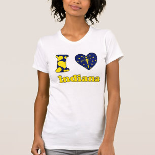 Camiseta Eu amo Indiana