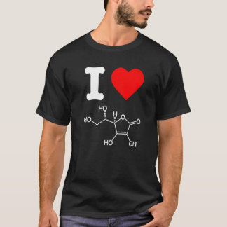 Camiseta Eu Amo Ingredientes De Vitamina C Skincare Acne Ch