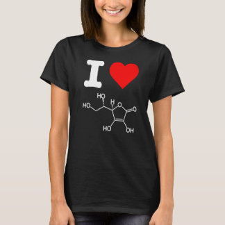 Camiseta Eu Amo Ingredientes De Vitamina C Skincare Acne Ch
