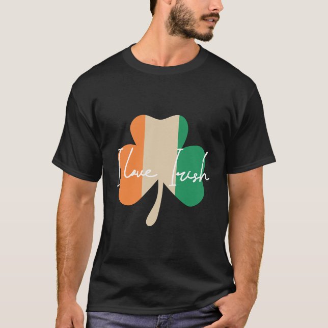 Camiseta Eu amo irlandês! (Frente)