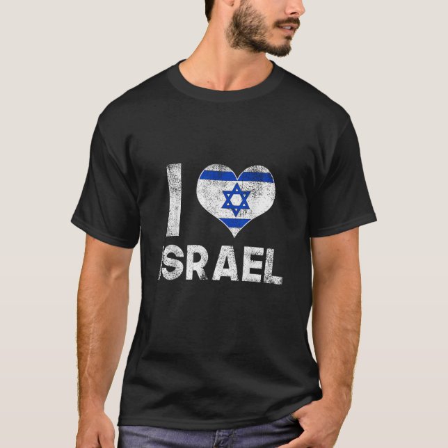 Camiseta Eu Amo Israel (Frente)