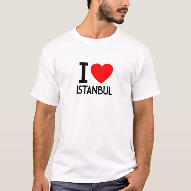 Camiseta Eu amo Istambul (Frente)