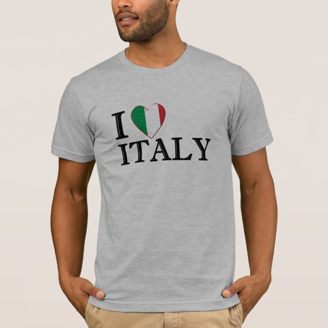 Camiseta Eu amo Italia (Frente)