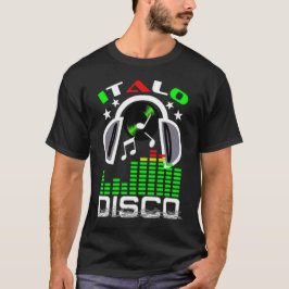 Camiseta Eu Amo Italo Disco Black