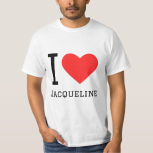 Camiseta Eu amo Jacqueline