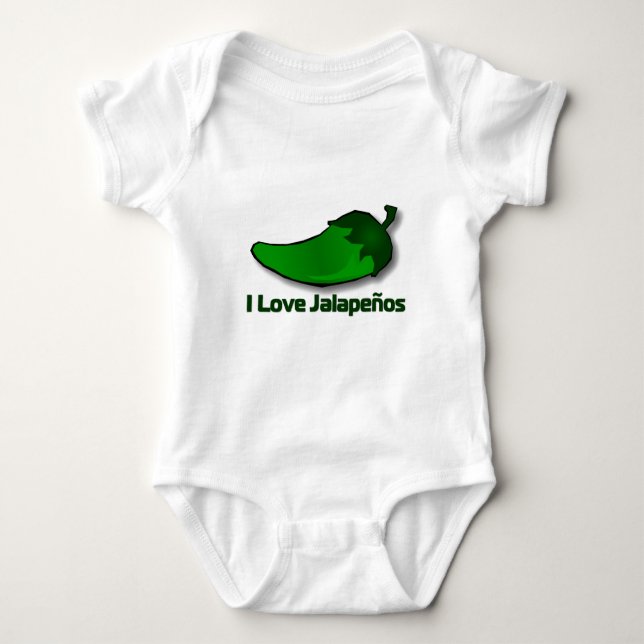 Camiseta Eu amo Jalapenos (Frente)