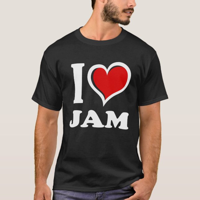 Camiseta Eu Amo Jam I Heart (Frente)