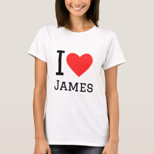 Camiseta Eu amo James