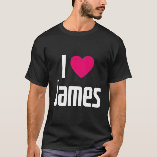 Camiseta Eu Amo James K Ele I He James