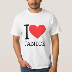 Camiseta Eu amo Janice