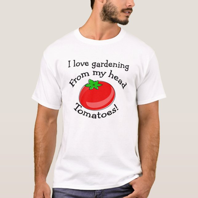 Camiseta Eu amo jardinar! (Frente)