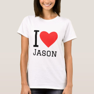 Camiseta Eu amo Jason