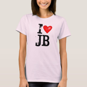 Camiseta Eu Amo JB