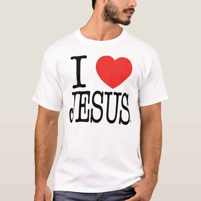 Camiseta Eu amo Jesus (Frente)