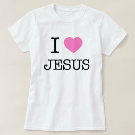 Camiseta Eu Amo Jesus