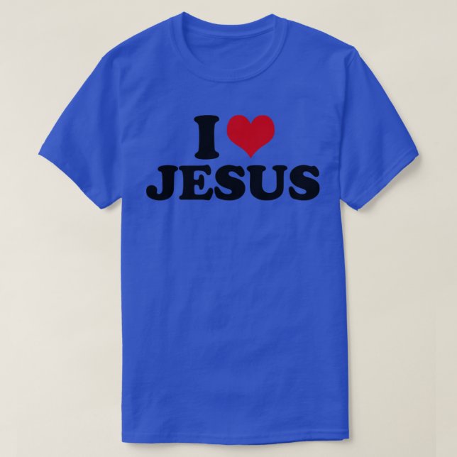 Camiseta Eu amo Jesus (Frente do Design)