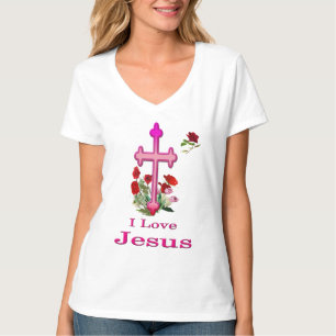 Camiseta Eu amo Jesus