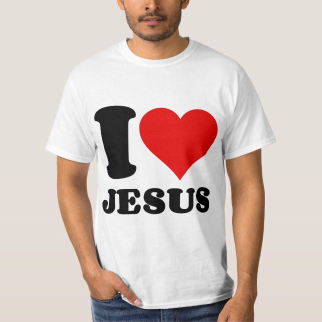 CAMISETA EU AMO JESUS (Frente)