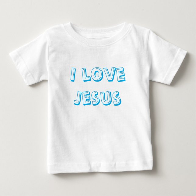 Camiseta Eu amo Jesus (Frente)
