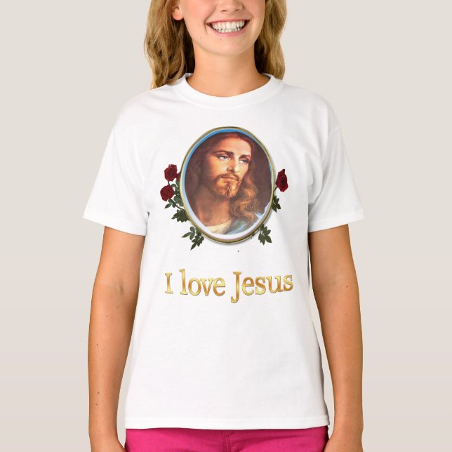 Camiseta Eu amo Jesus (Frente)
