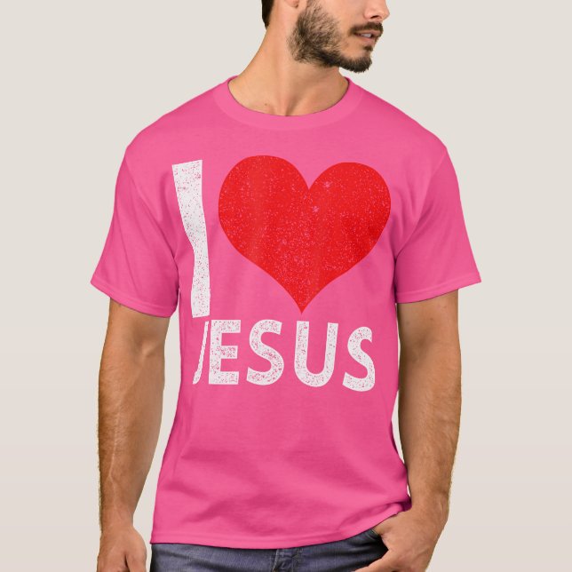 Camiseta Eu amo Jesus (Frente)