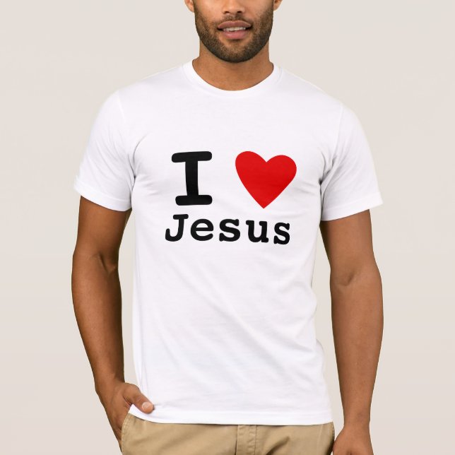 Camiseta Eu amo Jesus (Frente)