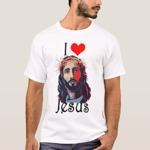 Camiseta Eu amo Jesus