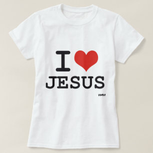 Camiseta Eu amo Jesus