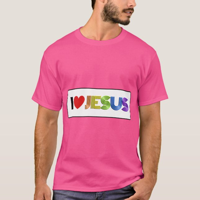 Camiseta Eu amo Jesus (Frente)
