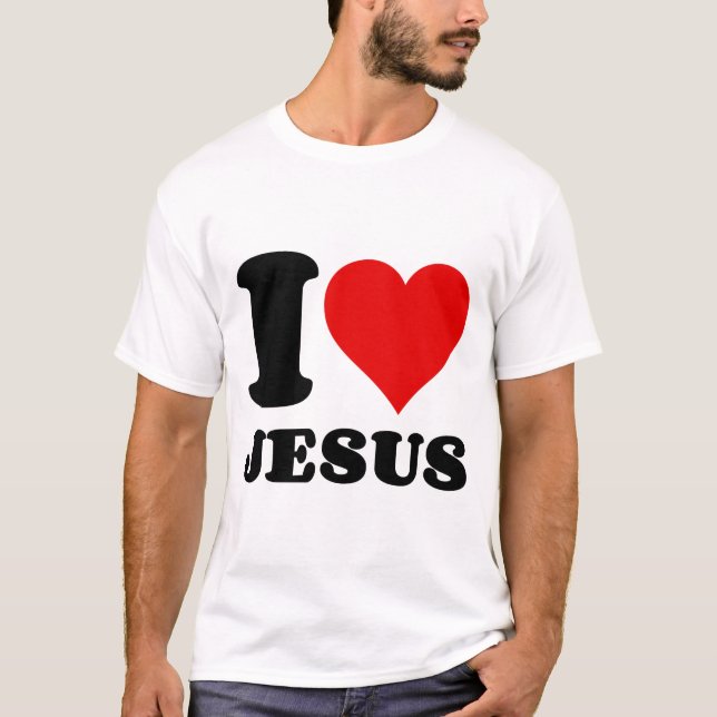 Camiseta Eu amo Jesus (Frente)