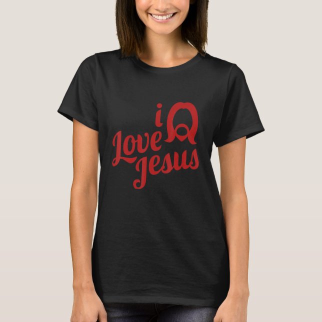 Camiseta Eu amo Jesus (Frente)