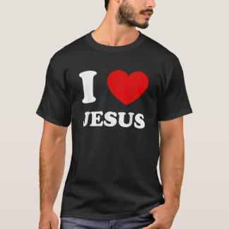 Camiseta Eu amo Jesus, coração Jesus, Jesus engraçado