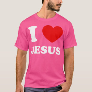 Camiseta Eu amo Jesus, coração Jesus, Jesus engraçado
