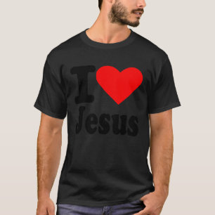 Camiseta Eu Amo Jesus Cristo Coisa Cristã Homens