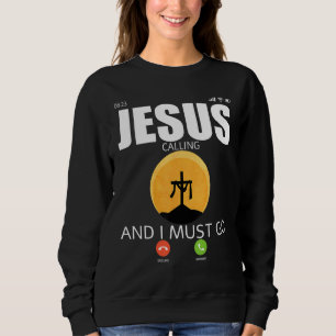 Camiseta Eu Amo Jesus Cristo Está Chamando Reze a Deus Melh