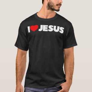 Camiseta Eu amo Jesus do coração 