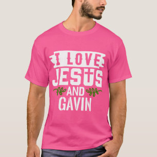 Camiseta Eu Amo Jesus E Gavin