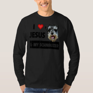 Camiseta Eu Amo Jesus E Meu Cachorro Esquisito Mãe Pai Pet