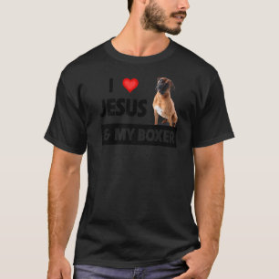 Camiseta Eu Amo Jesus E Meu Cachorro Mãe Pai Pet Parente C