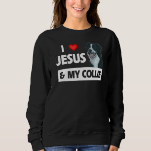 Camiseta Eu Amo Jesus E Minha Fronteira Collie Herdando Cac