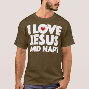 Camiseta eu amo jesus e naps Igreja Religiosa