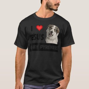 Camiseta Eu amo Jesus e os meus prirenos Excelentes Cachorr