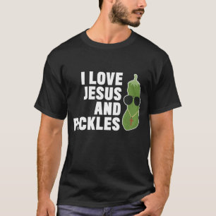 Camiseta Eu Amo Jesus E Picles - Christian - Meninas
