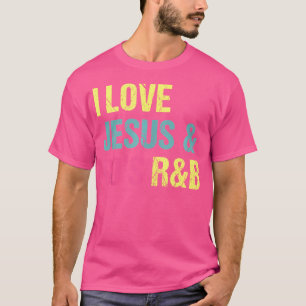 Camiseta Eu Amo Jesus E Rb Rb Music Lover Vintage R