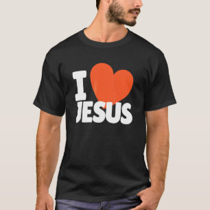 Camiseta Eu Amo Jesus Frequentador da Igreja Seguidor de Je