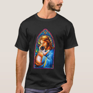 Camiseta Eu Amo Jesus & Gato Siames Fun Divertido Cristão D
