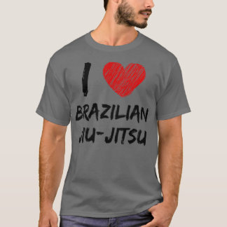 Camiseta Eu amo jiujitsu 1 brasileiro